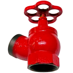 Фото 2 - Клапан пожарный (кран) КПЧ 50-2 чугунный 125° цапка - цапка.